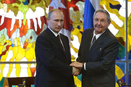 Vladimir Putin's official visit to Cuba