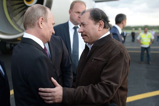 Vladimir Putin visits Nicaragua
