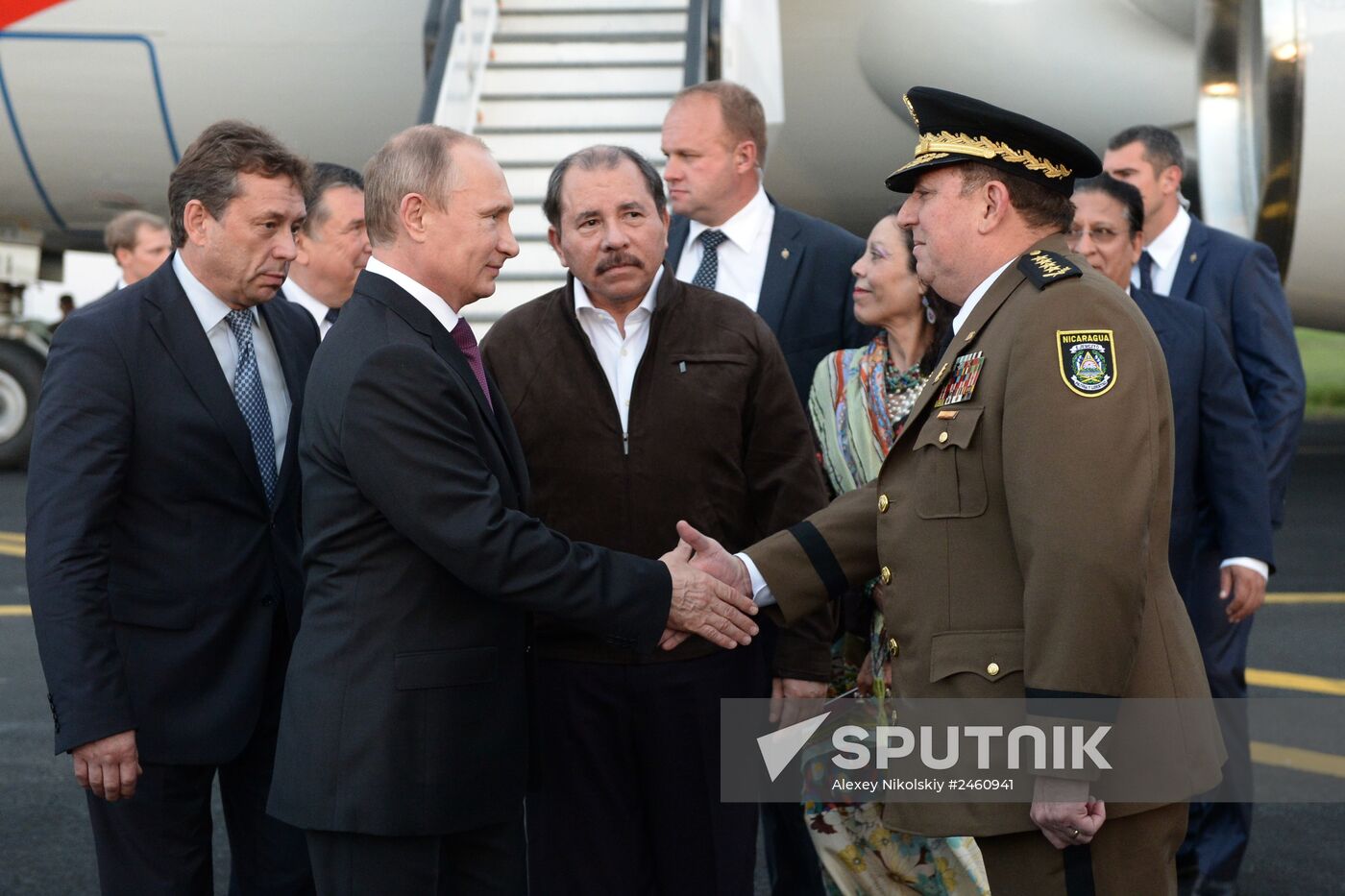 Vladimir Putin visits Nicaragua