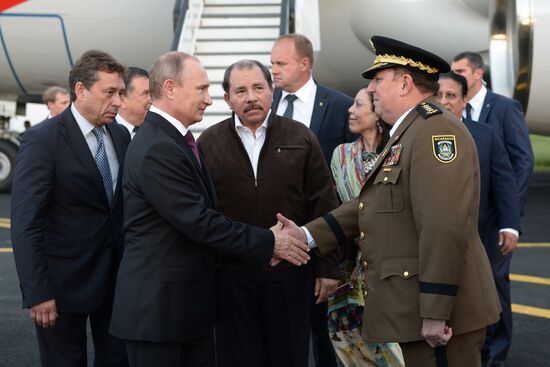 Vladimir Putin visits Nicaragua