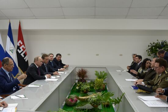 Vladimir Putin visits Nicaragua