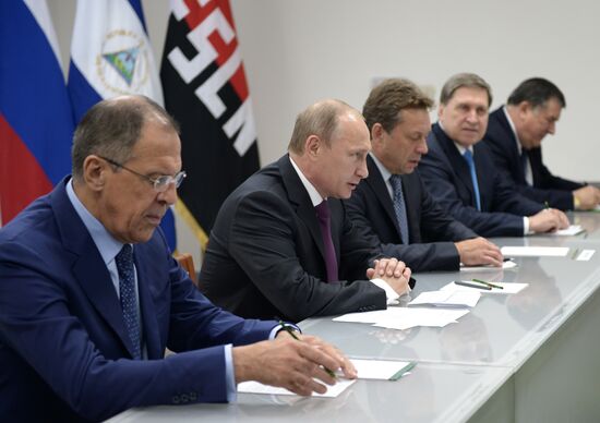 Vladimir Putin visits Nicaragua
