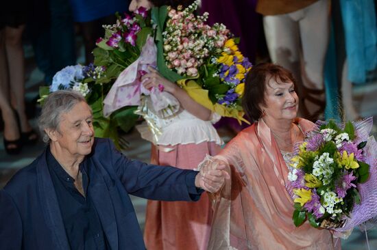 Concert devoted to 80th birthday of ballerina and choreographer Natalya Kasatkina in Moscow