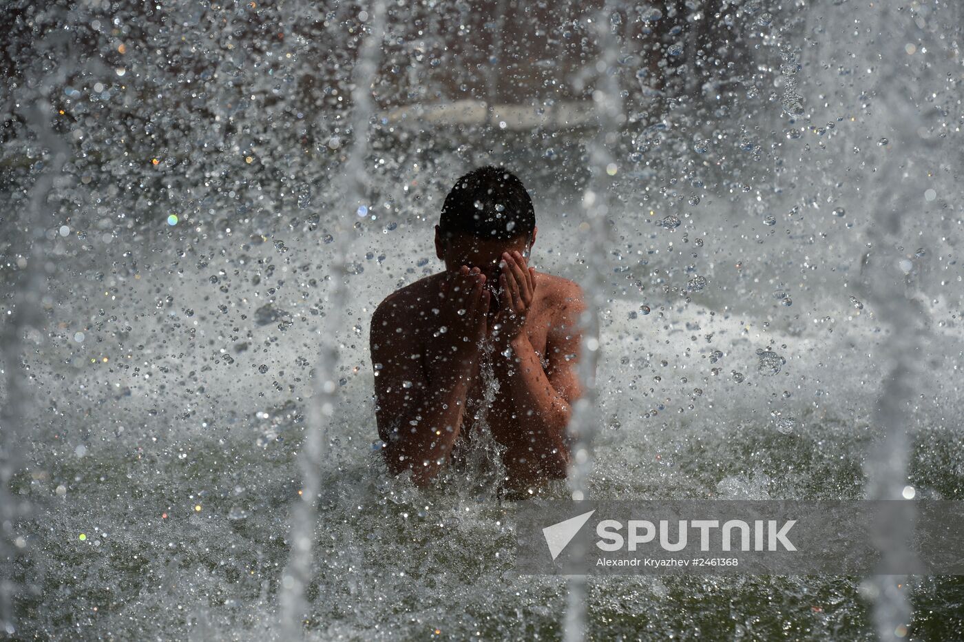 Heat wave in Novosibirsk