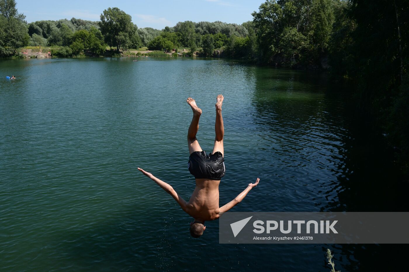Heat wave in Novosibirsk