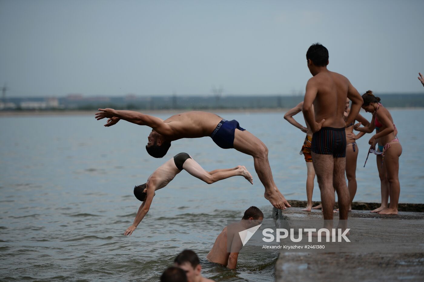 Heat wave in Novosibirsk