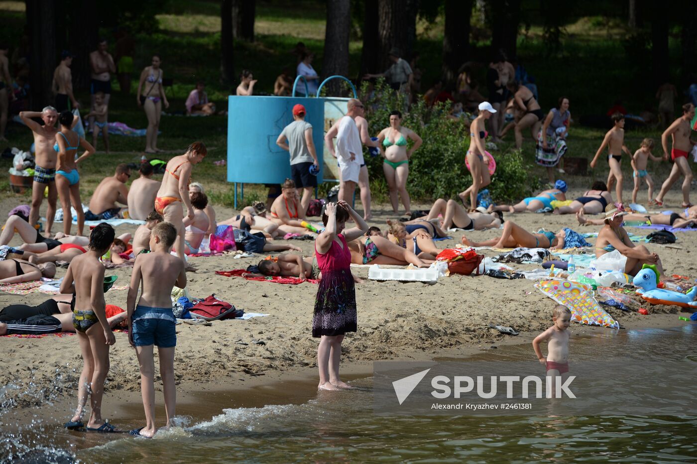 Heat wave in Novosibirsk