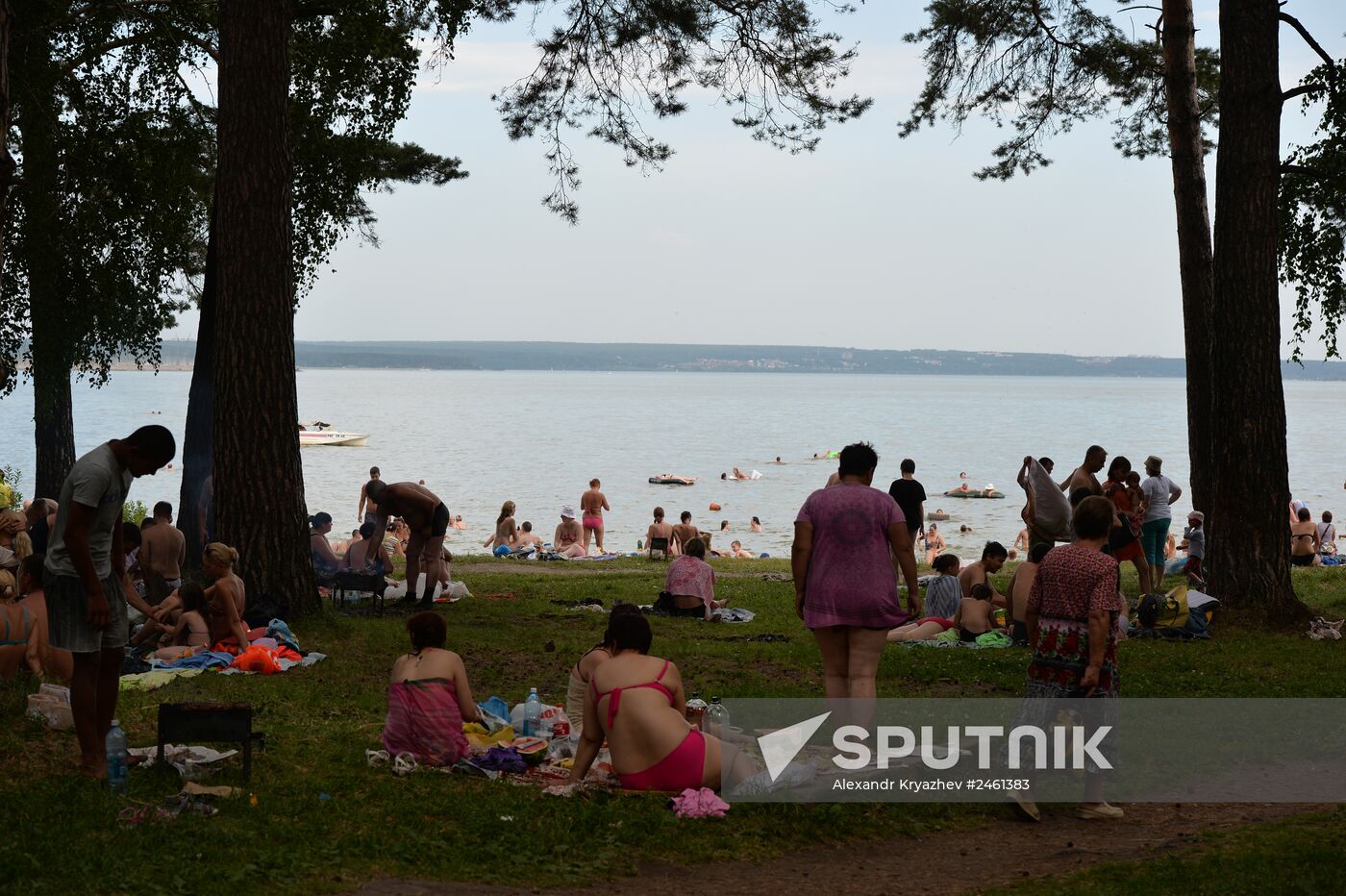 Heat wave in Novosibirsk