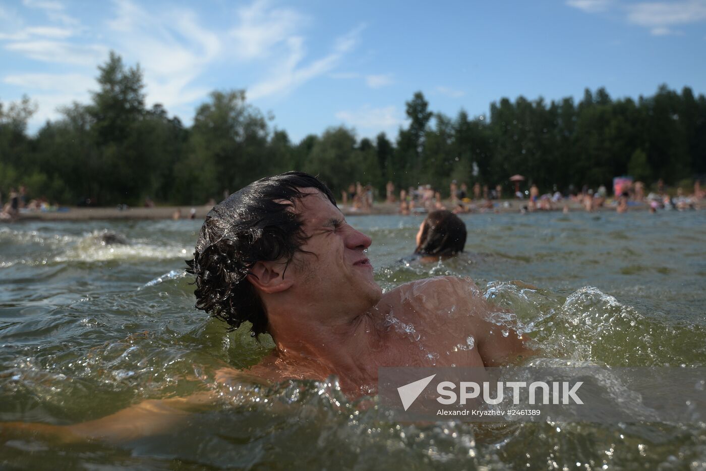 Heat wave in Novosibirsk