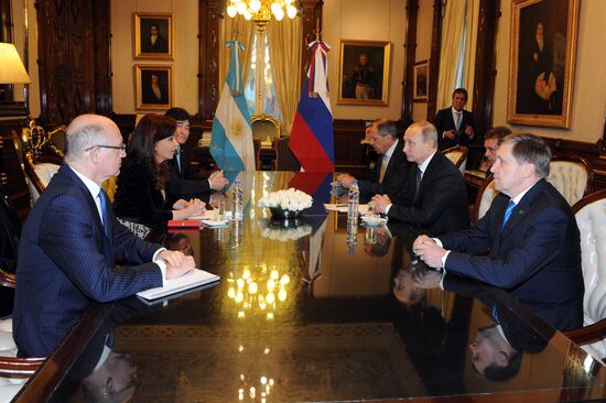 President Putin visits Argentina