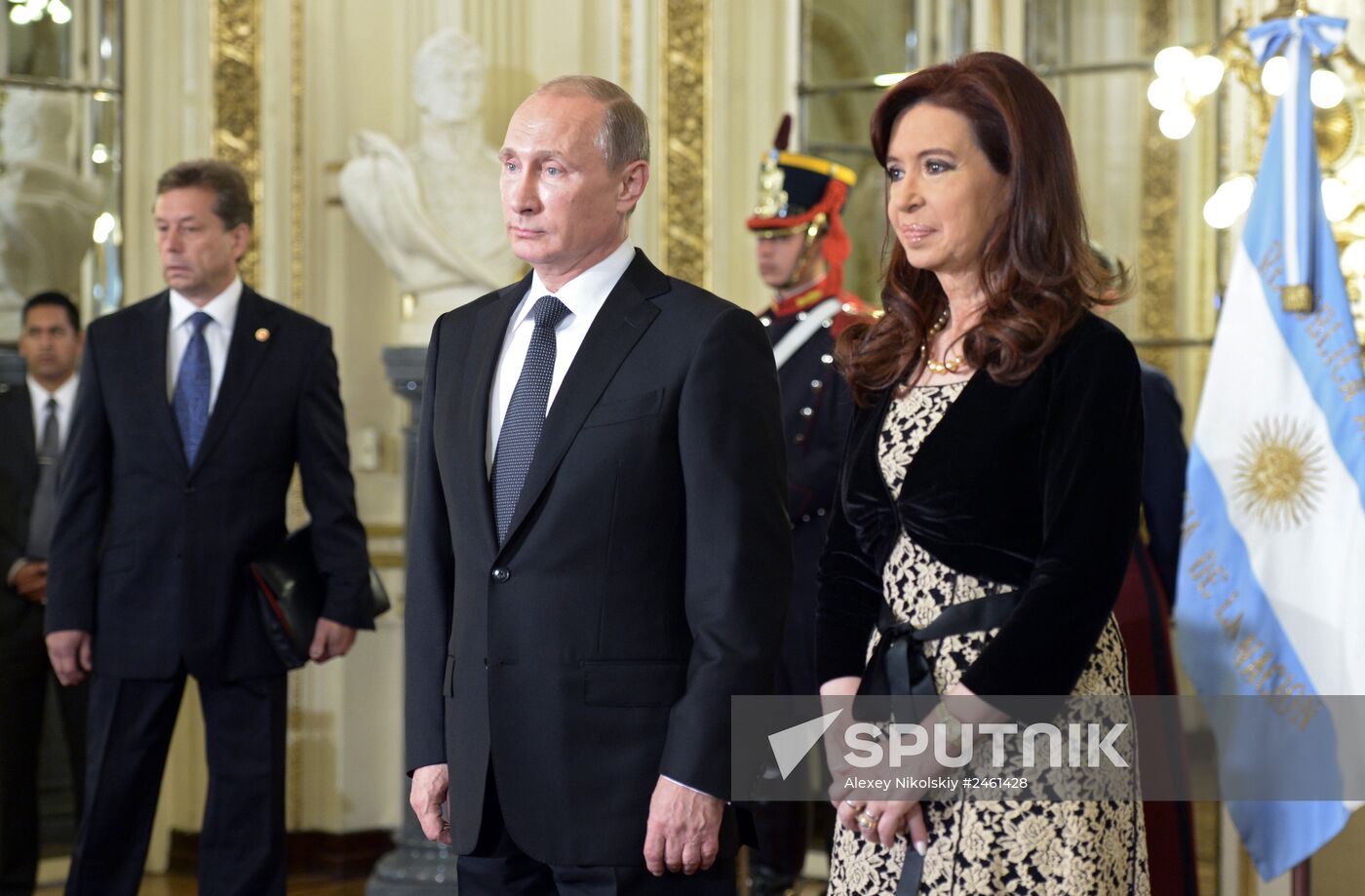 Vladimir Putin visits Argentina