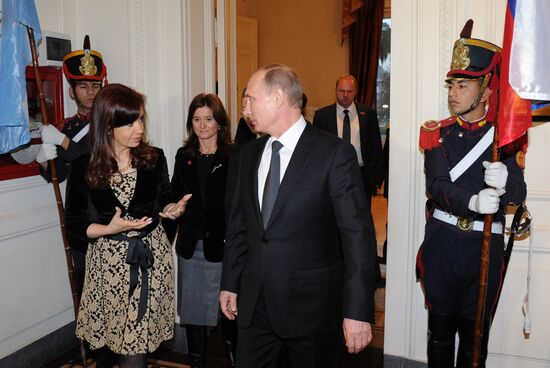 Vladimir Putin visits Argentine Republic