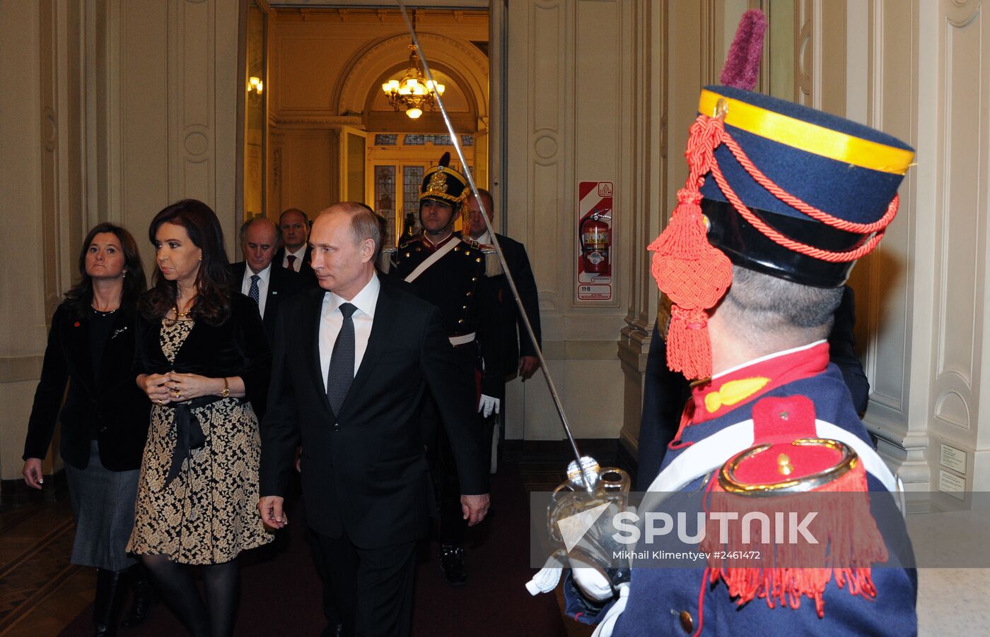 Vladimir Putin visits Argentine Republic
