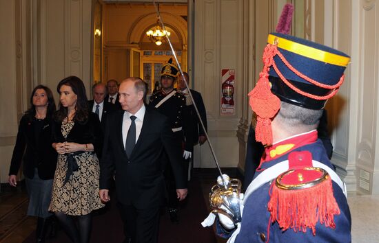 Vladimir Putin visits Argentine Republic