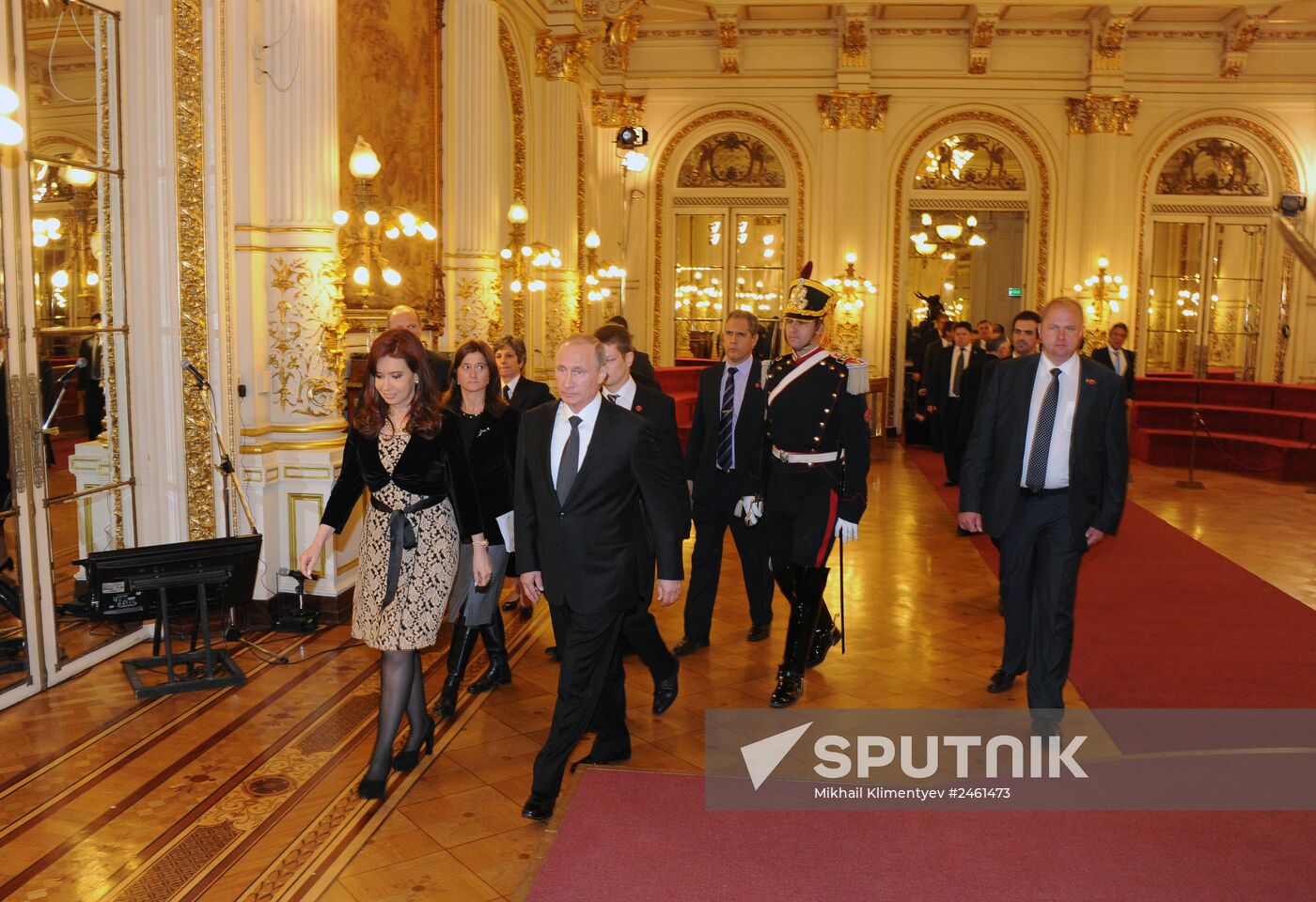 Vladimir Putin visits Argentine Republic