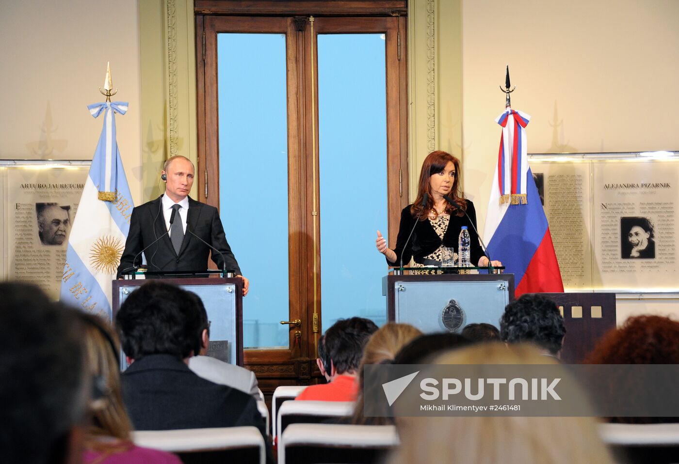 Vladimir Putin visits Argentine Republic