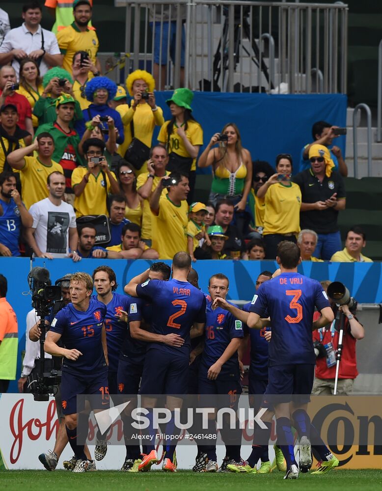 2014 FIFA World Cup third place play-off. Brazil vs. Netherlands