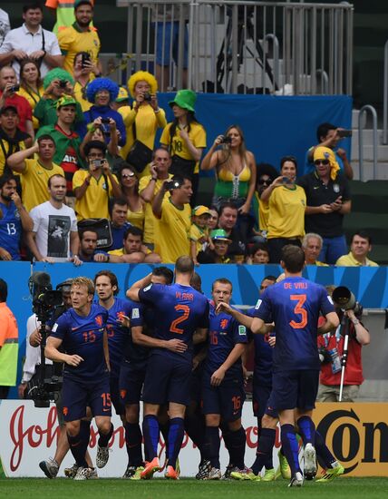 2014 FIFA World Cup third place play-off. Brazil vs. Netherlands