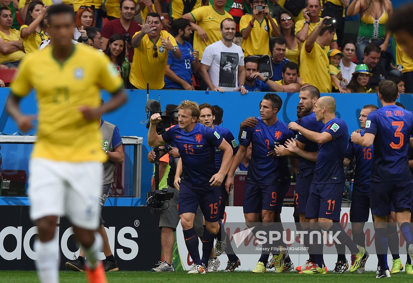 FIFA World Cup 2014. Third place match. Brazil vs. Netherlands