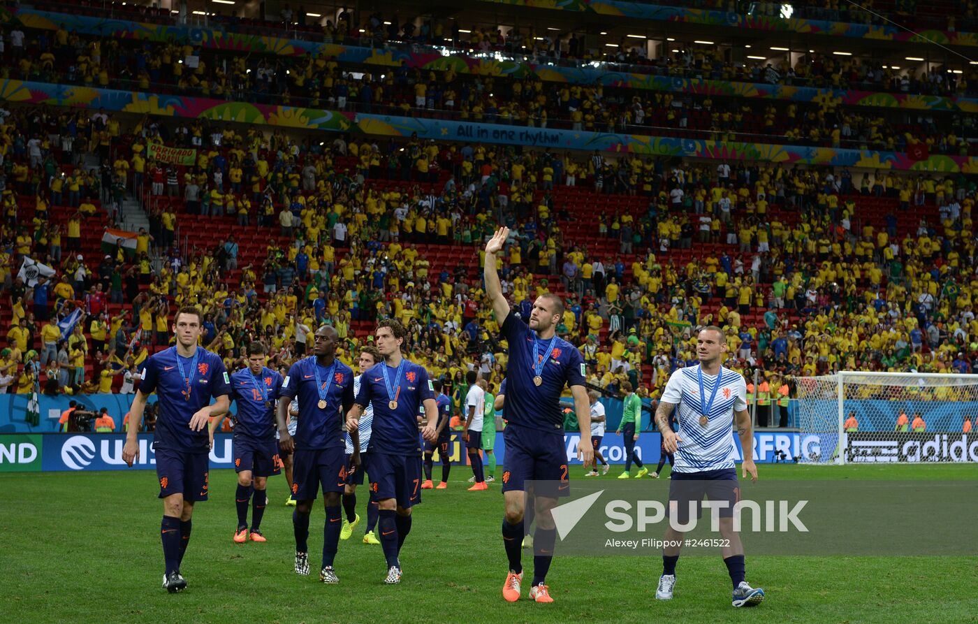 2014 FIFA World Cup third place play-off. Brazil vs. Netherlands