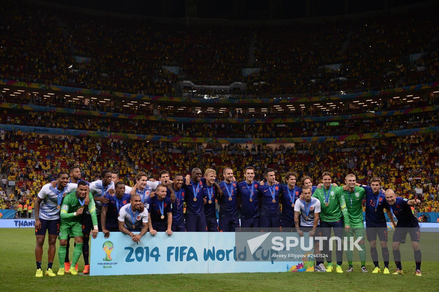 2014 FIFA World Cup third place play-off. Brazil vs. Netherlands
