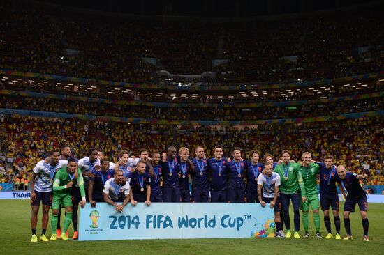 2014 FIFA World Cup third place play-off. Brazil vs. Netherlands