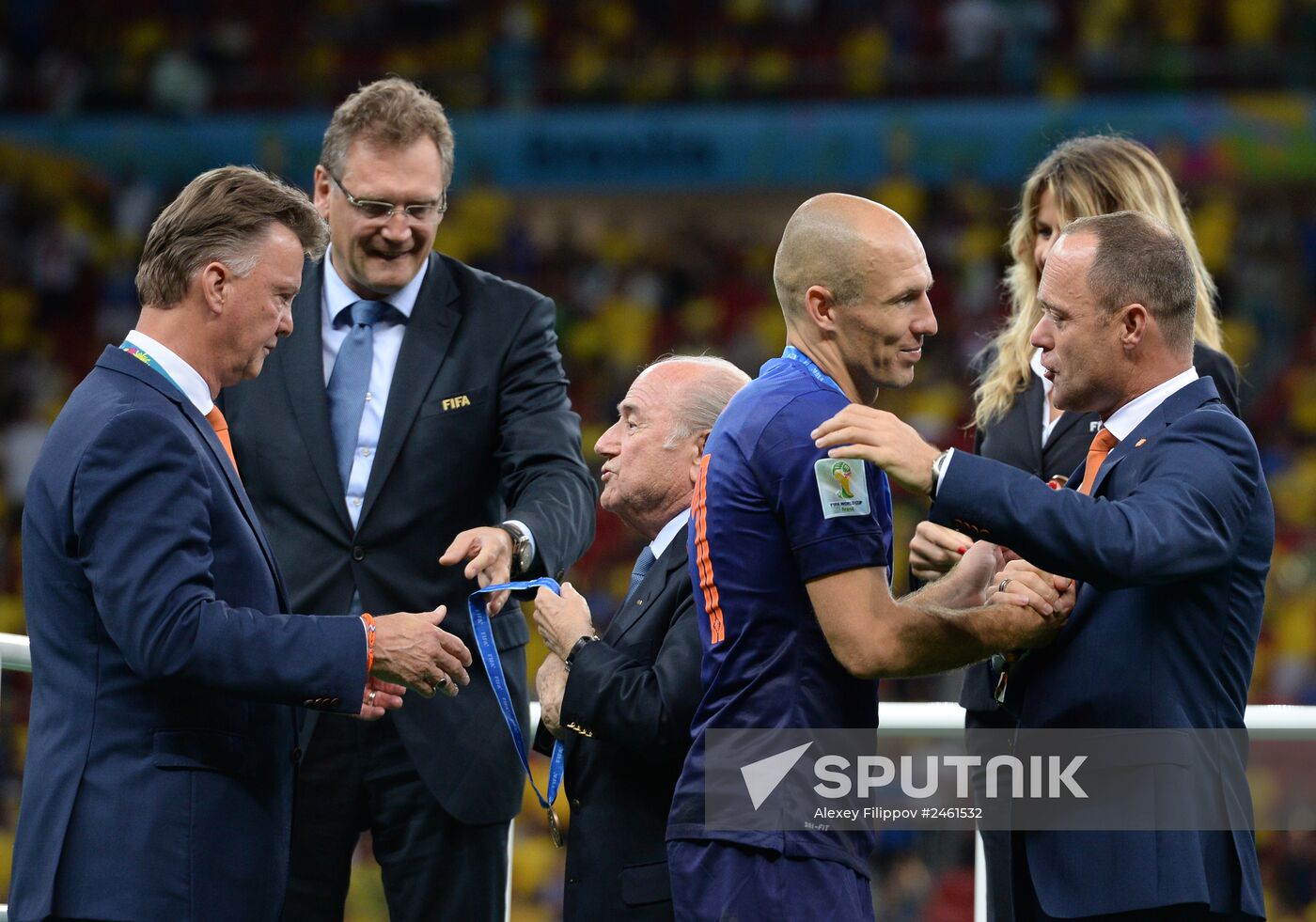 2014 FIFA World Cup third place play-off. Brazil vs. Netherlands
