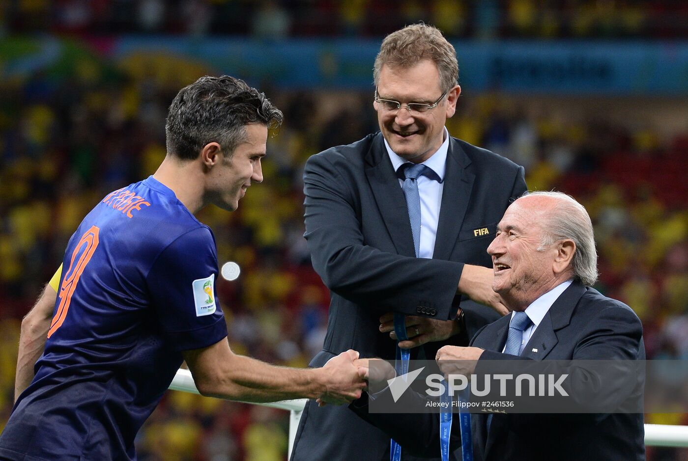 2014 FIFA World Cup third place play-off. Brazil vs. Netherlands
