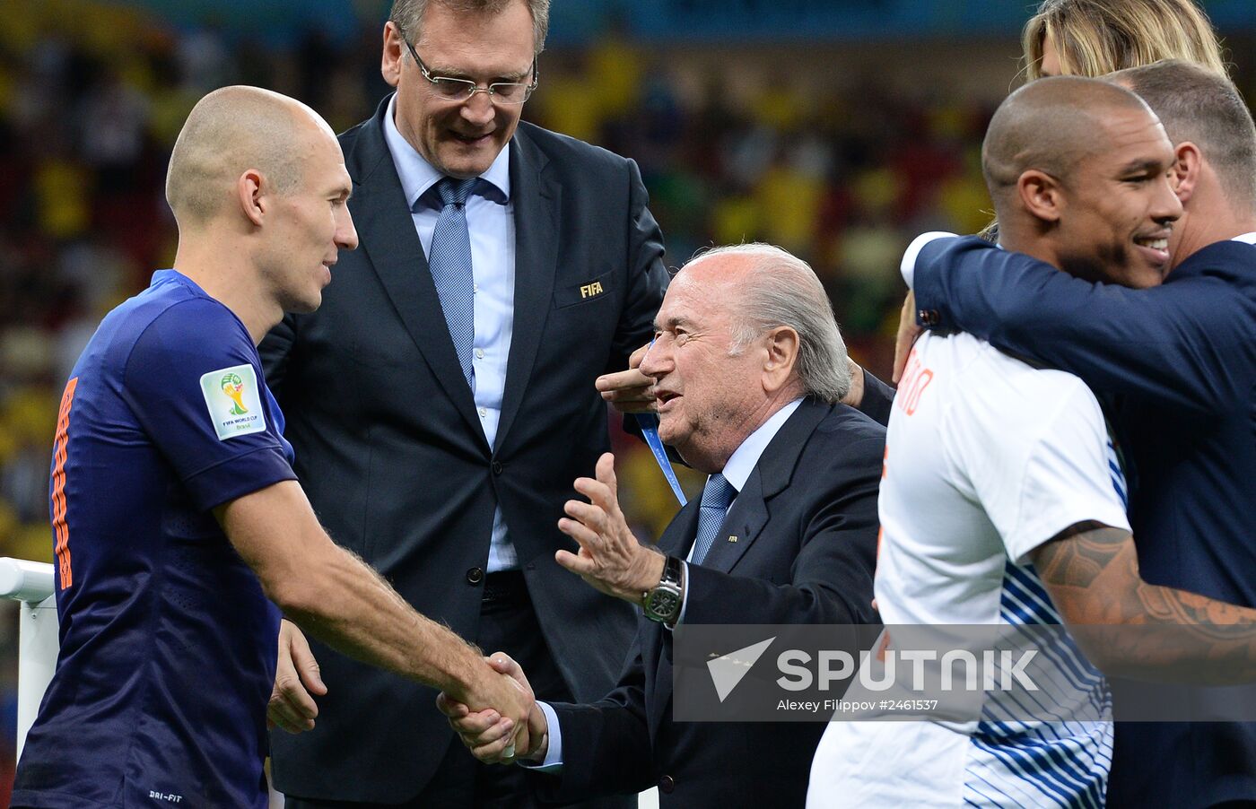 2014 FIFA World Cup third place play-off. Brazil vs. Netherlands