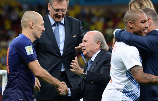 2014 FIFA World Cup third place play-off. Brazil vs. Netherlands