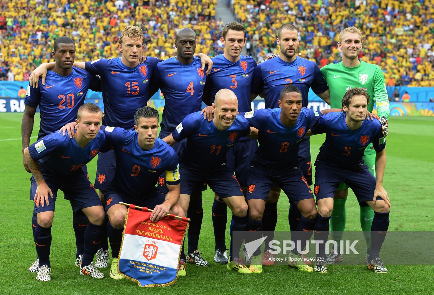 2014 FIFA World Cup third place play-off. Brazil vs. Netherlands