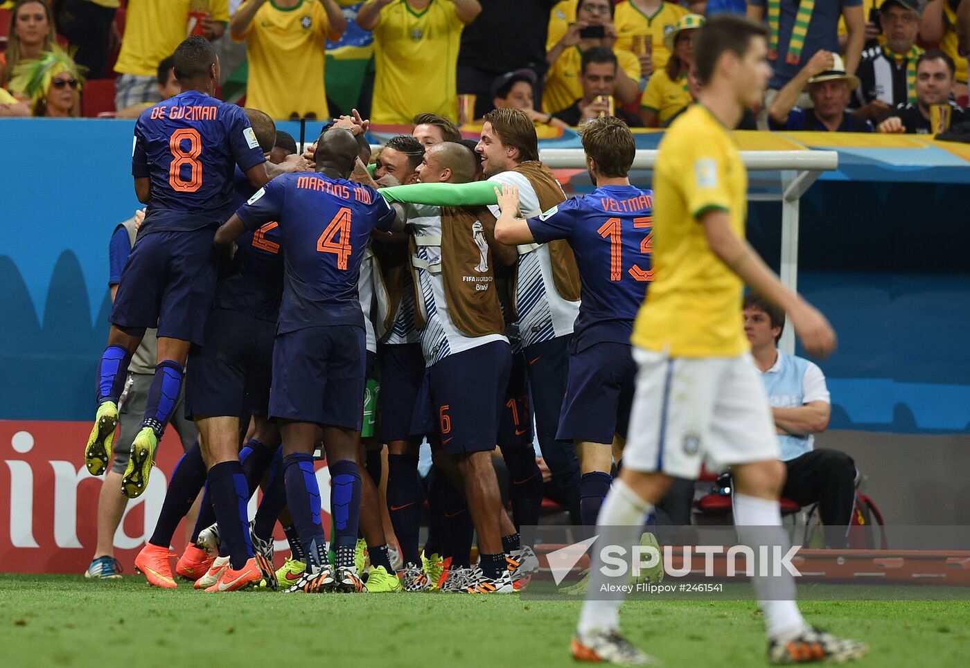 2014 FIFA World Cup third place play-off. Brazil vs. Netherlands