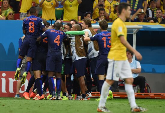 2014 FIFA World Cup third place play-off. Brazil vs. Netherlands