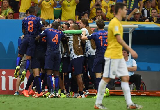 2014 FIFA World Cup third place play-off. Brazil vs. Netherlands