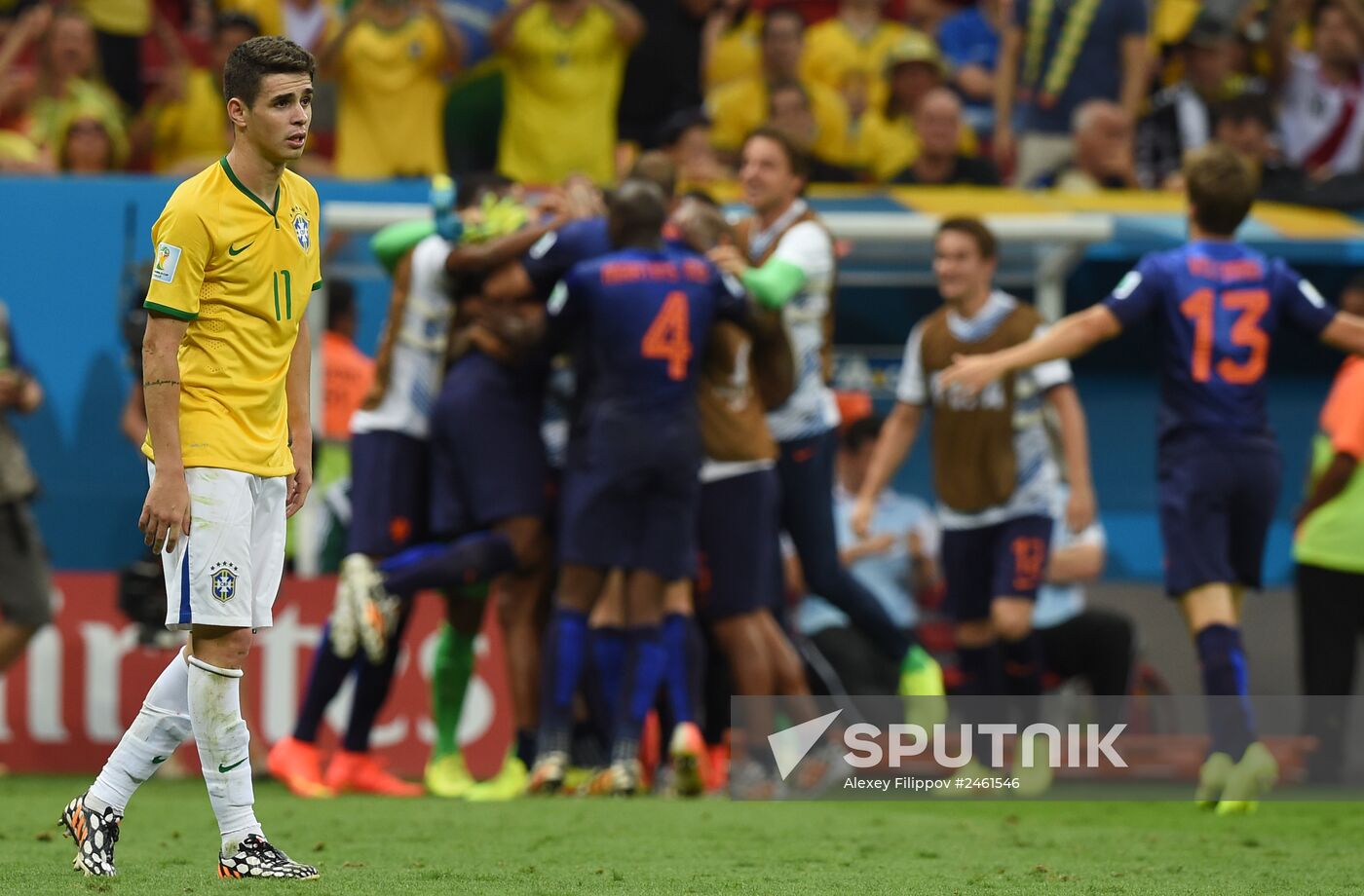 2014 FIFA World Cup third place play-off. Brazil vs. Netherlands