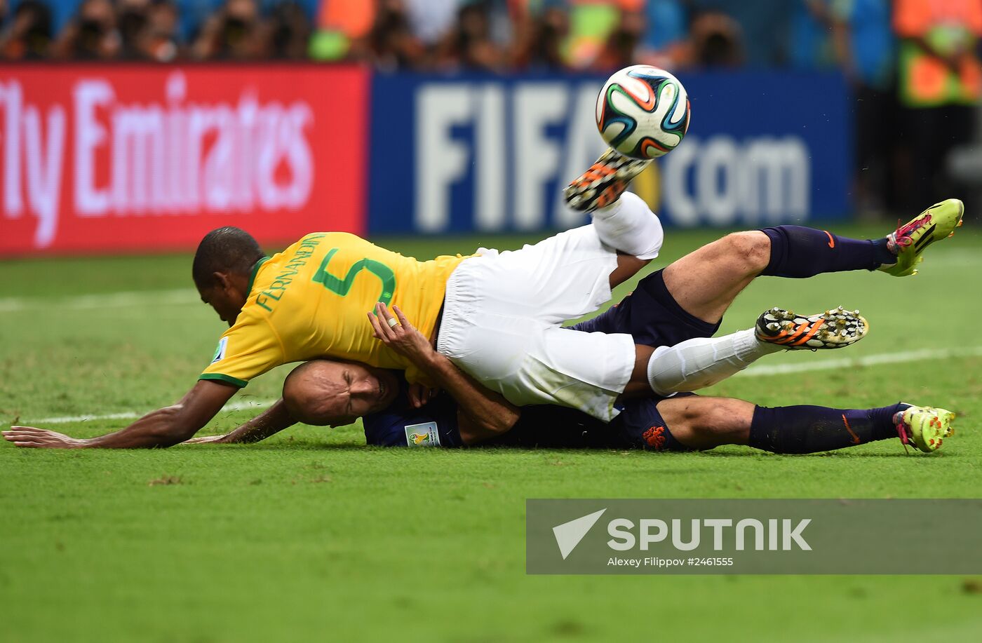 FIFA World Cup 2014. Third place match. Brazil vs. Netherlands