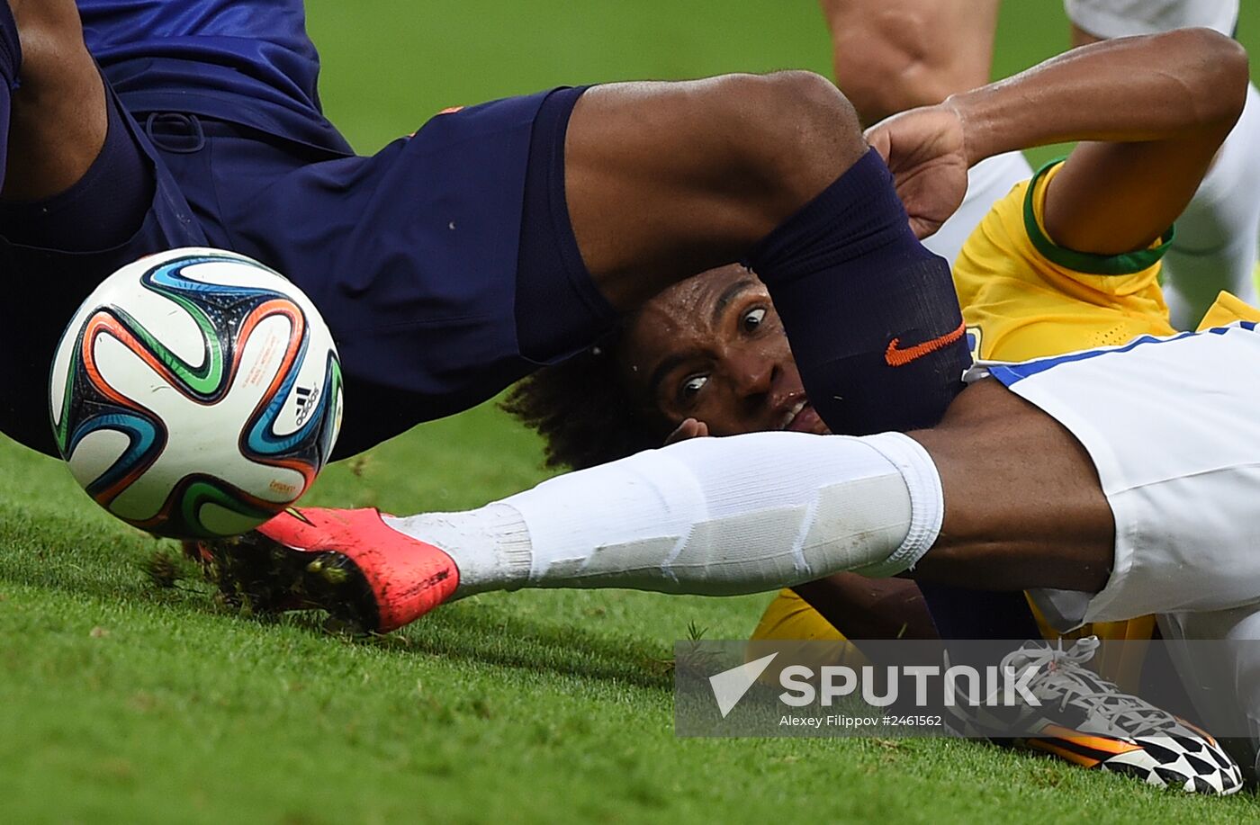 2014 FIFA World Cup third place play-off. Brazil vs. Netherlands
