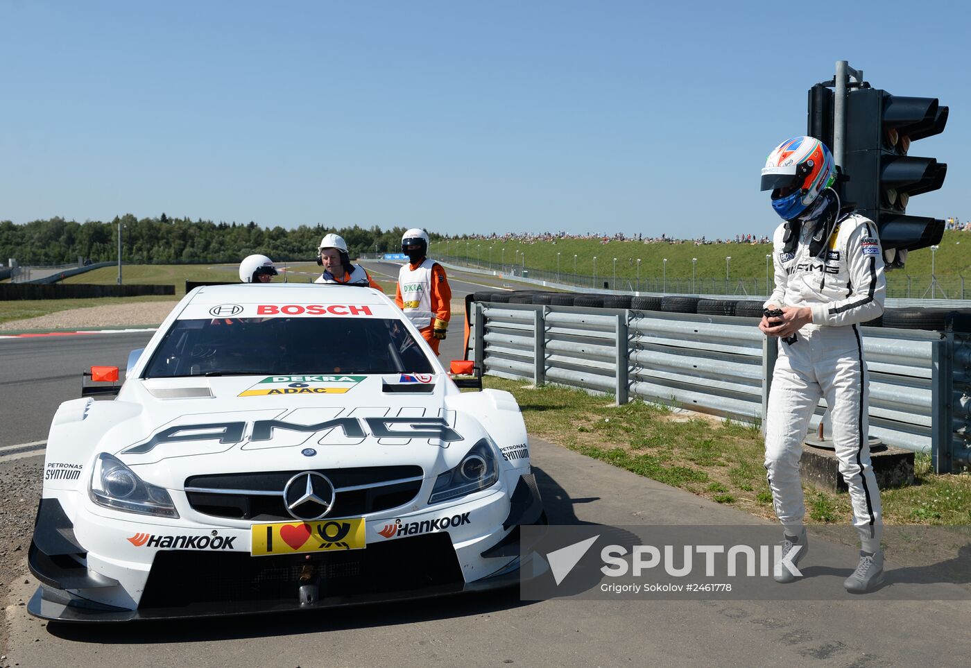 Car racing. DTM. Round Five. Day Three