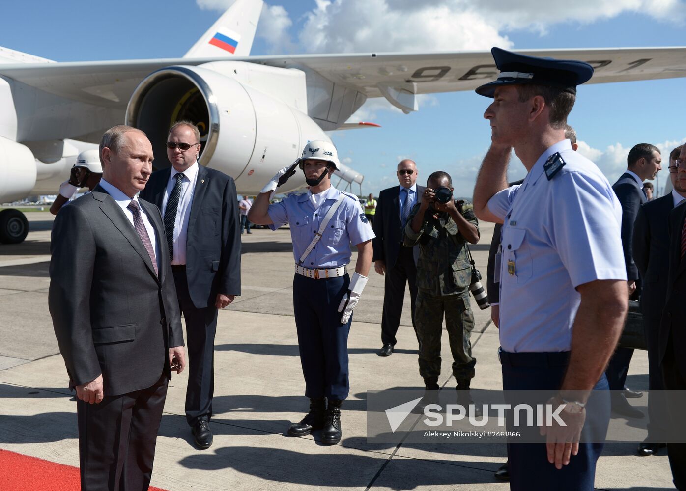 Vladimir Putin visits Brazil