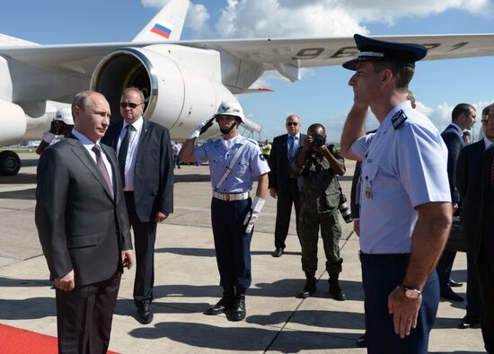 Vladimir Putin visits Brazil