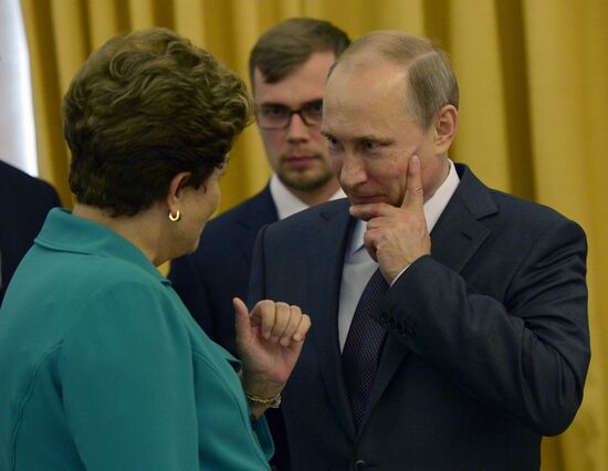 Vladimir Putin visits Brazil