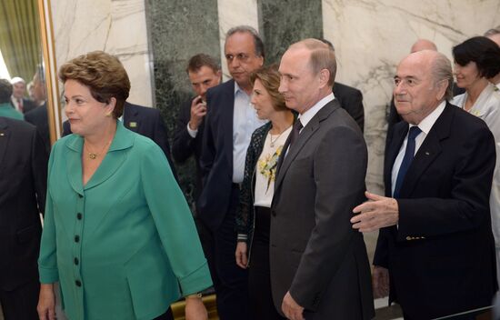 Vladimir Putin visits Brazil