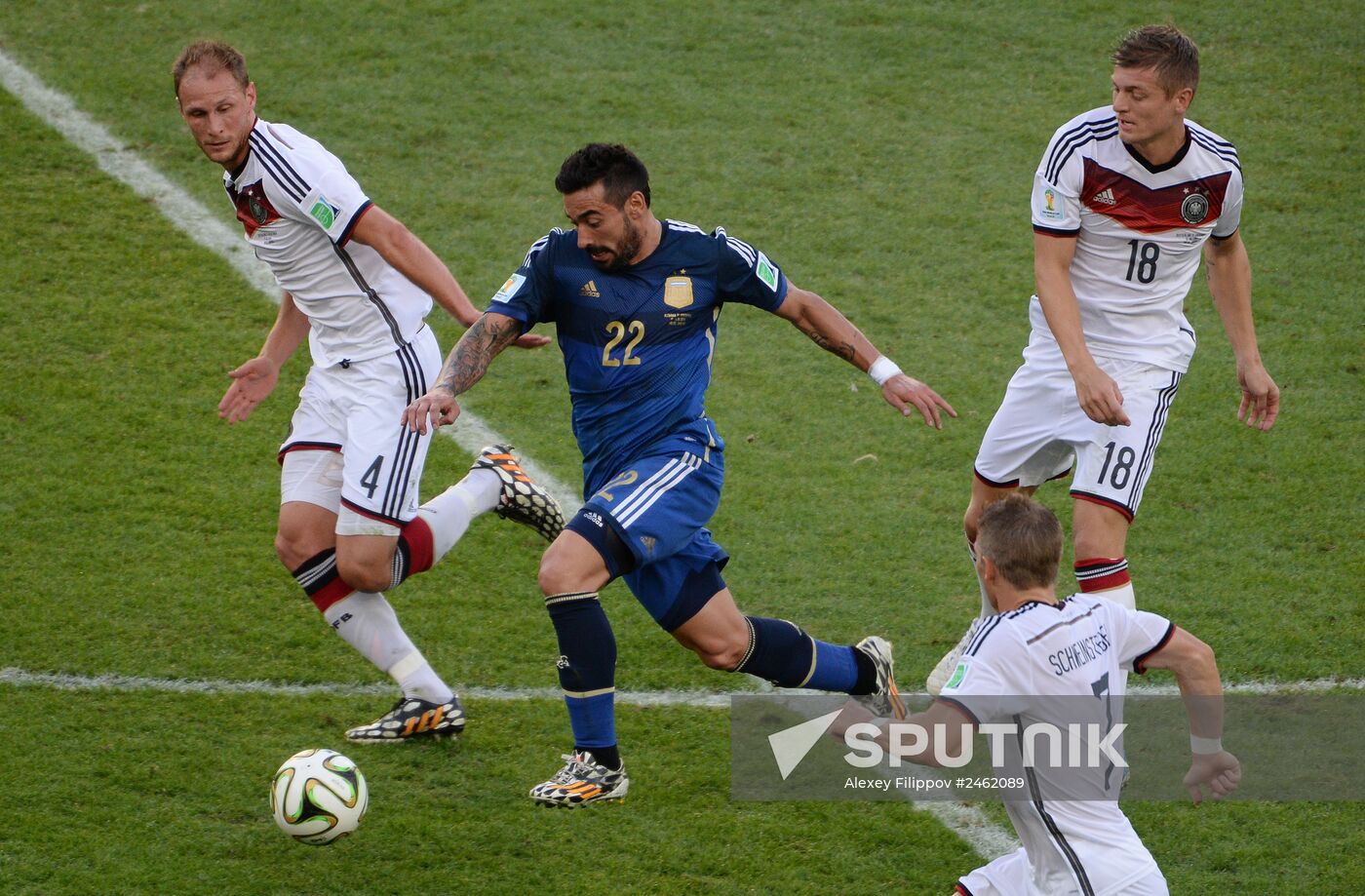 2014 FIFA World Cup Final. Germany vs. Argentina