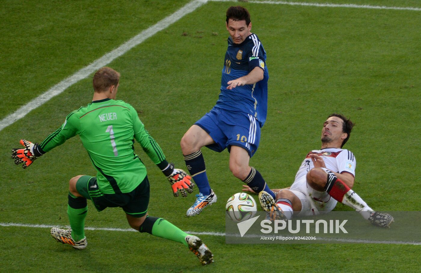 FIFA World Cup 2014. Final match. Germany vs. Argentina