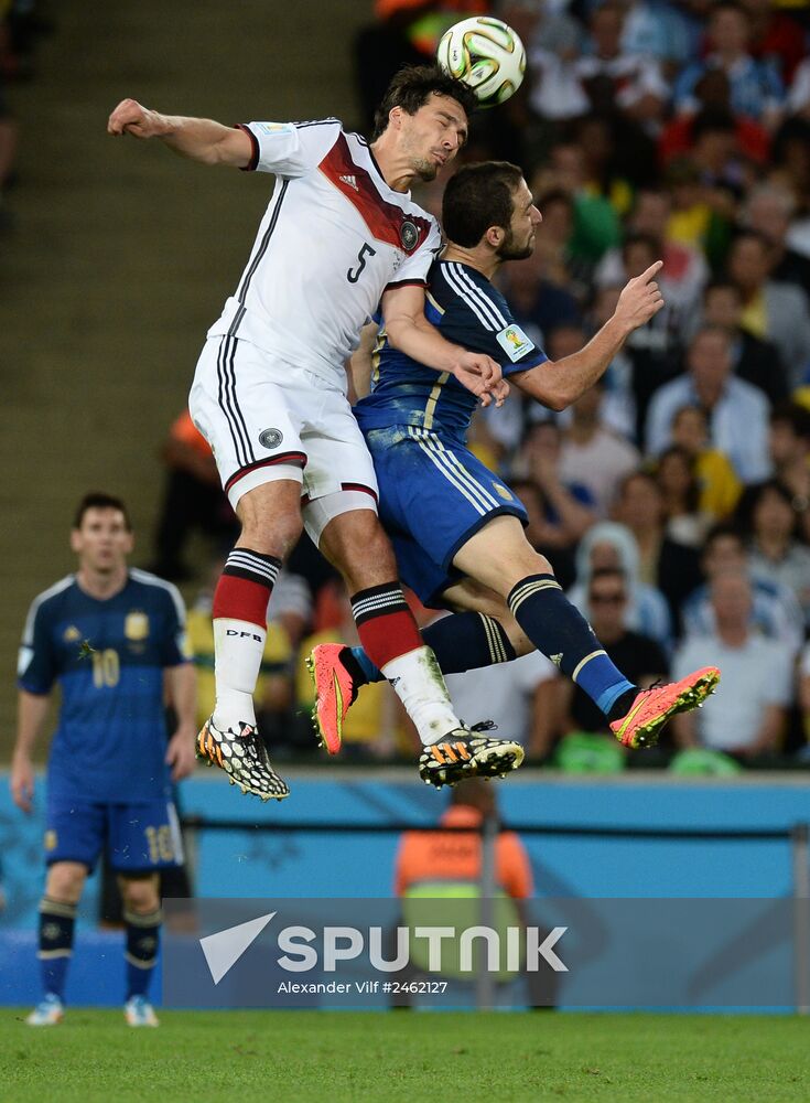 2014 FIFA World Cup Final. Germany vs. Argentina