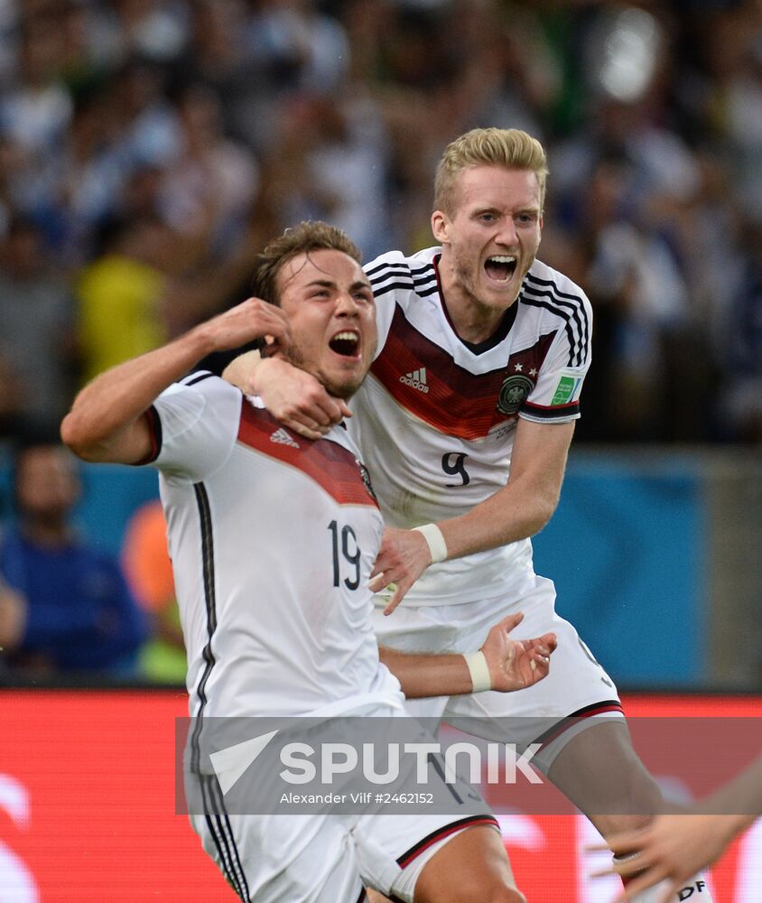 2014 FIFA World Cup Final. Germany vs. Argentina
