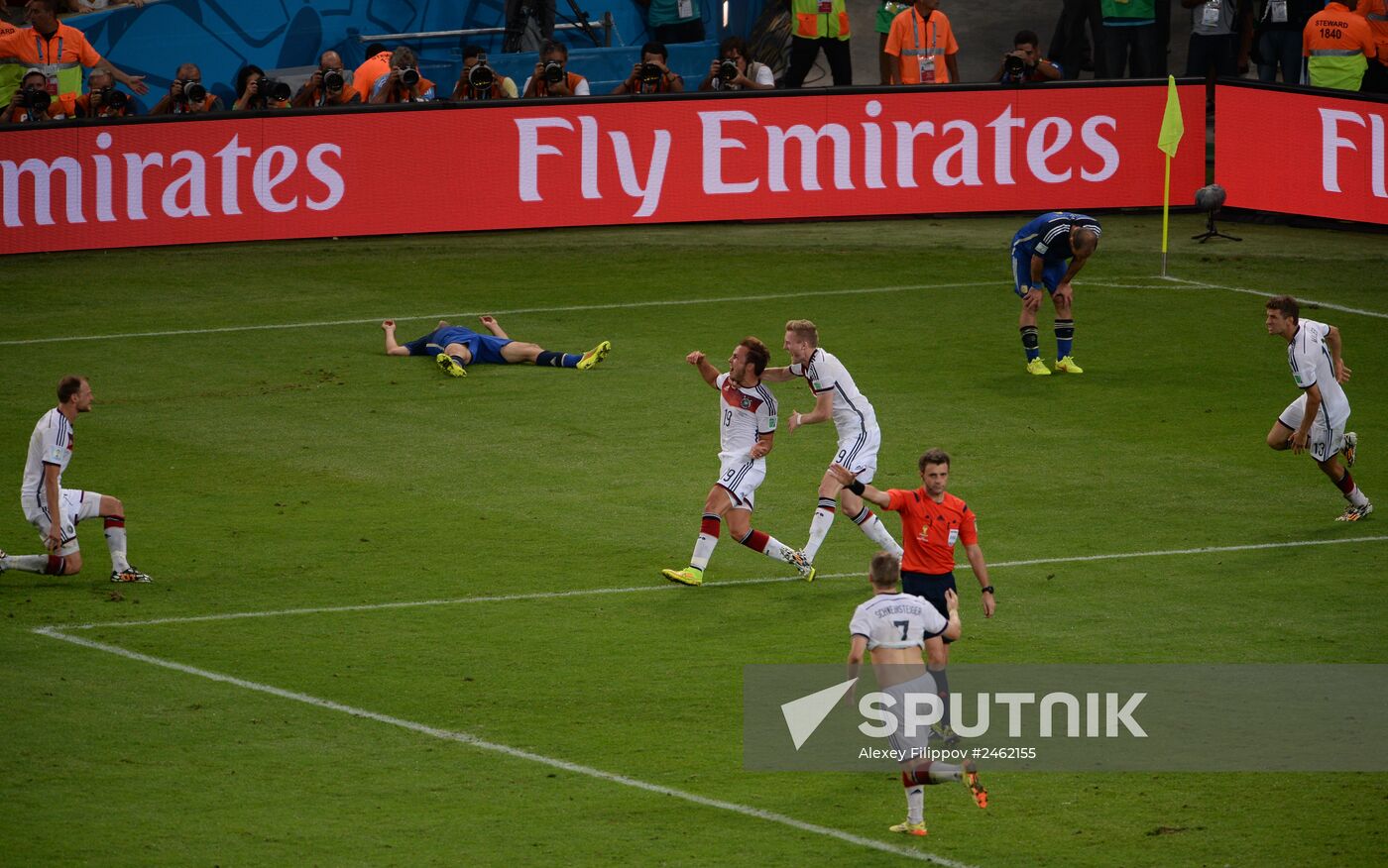 2014 FIFA World Cup Final. Germany vs. Argentina