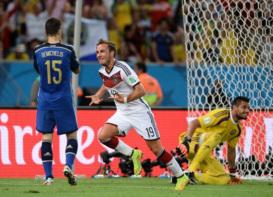 2014 FIFA World Cup Final. Germany vs. Argentina