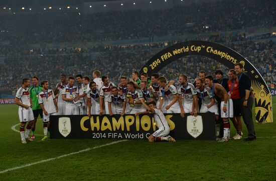 2014 FIFA World Cup Final. Germany vs. Argentina