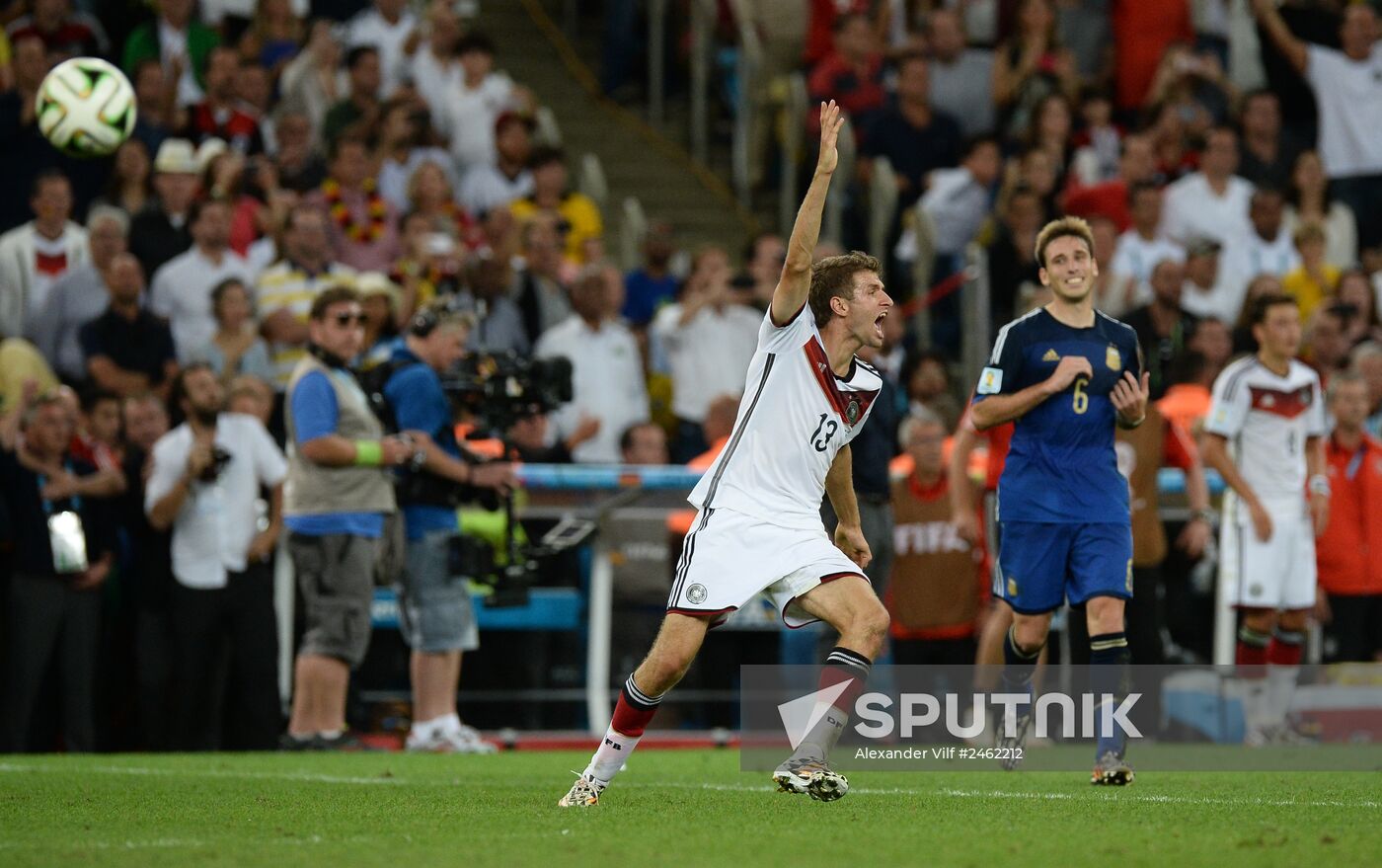 2014 FIFA World Cup Final. Germany vs. Argentina